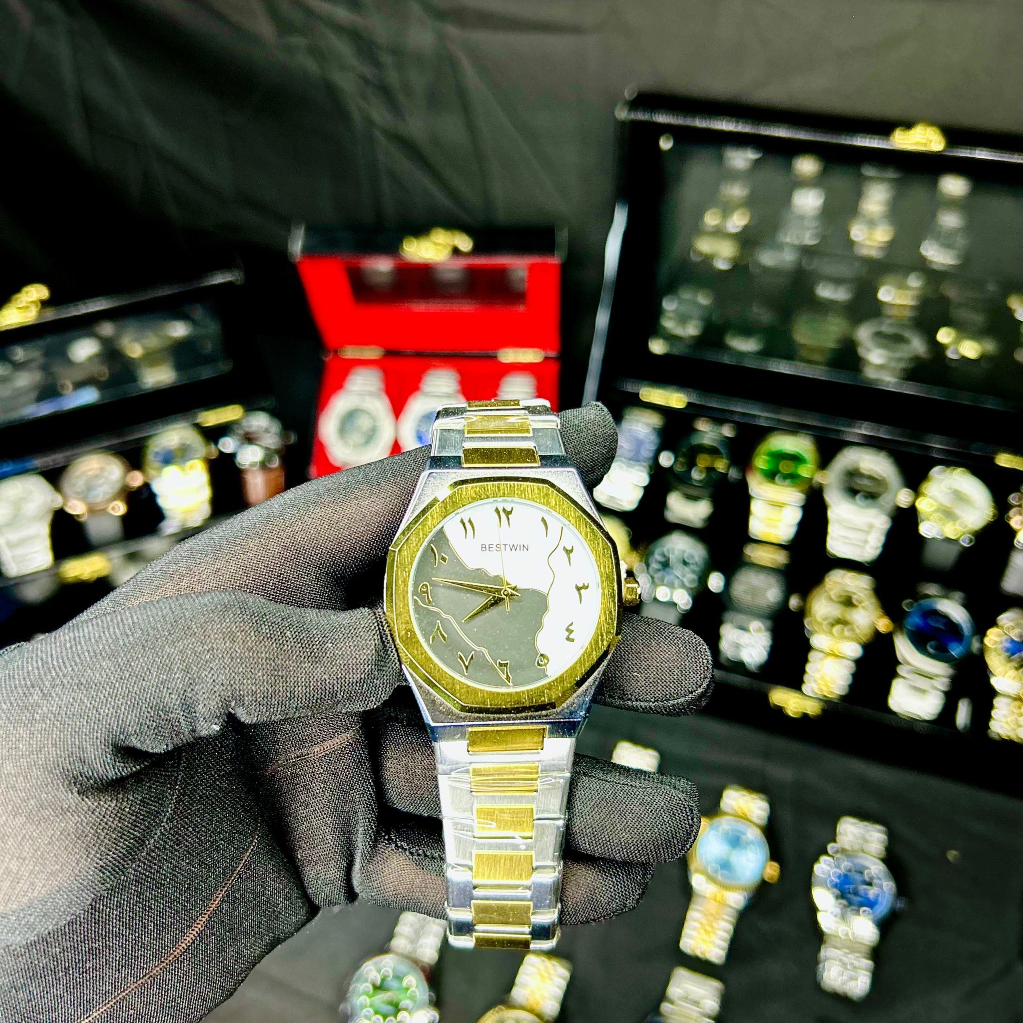 BTW Business Class Limited Edition – Arabic Two-Tone Ultra Chain Watch