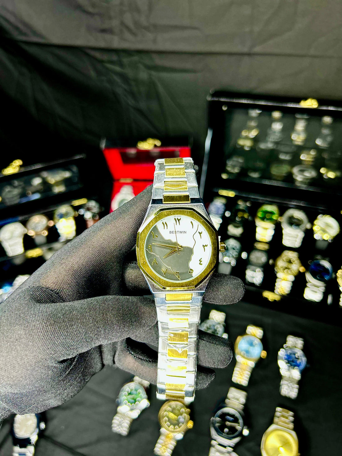 BTW Business Class Limited Edition – Arabic Two-Tone Ultra Chain Watch